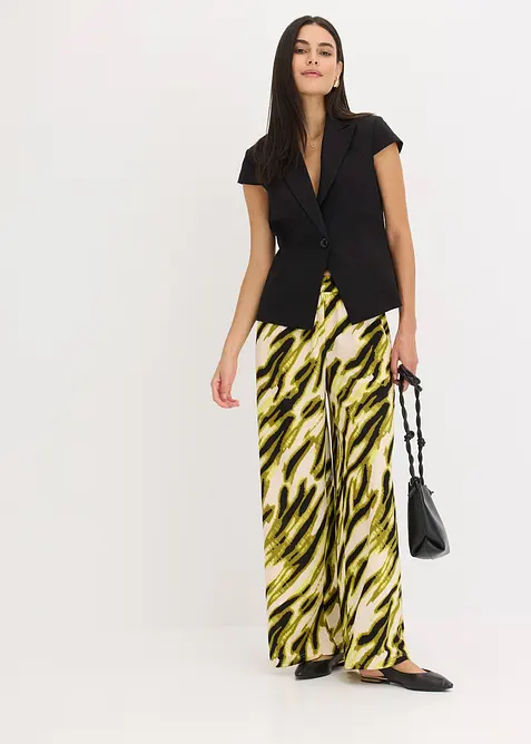 Blejzr s kr&aacute;tk&yacute;mi ruk&aacute;vy, z bavlněn&eacute;ho sat&eacute;nu, bonprix