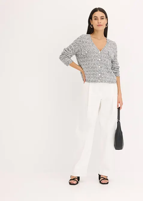 Pletený kabátek z buklé, bonprix