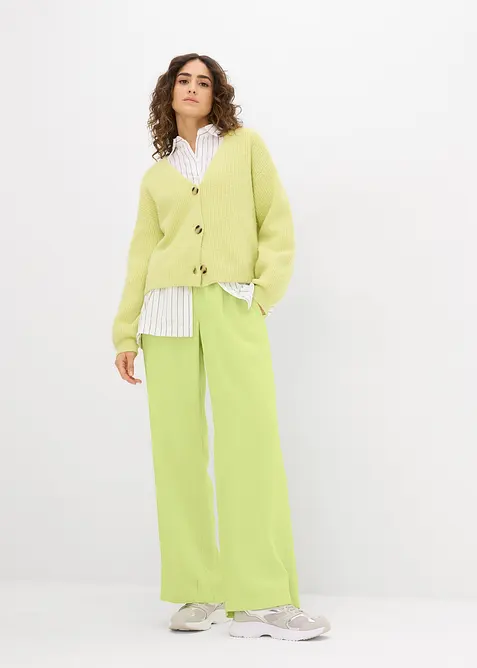 Kalhoty Marlene ze splývavé viskózy, bonprix