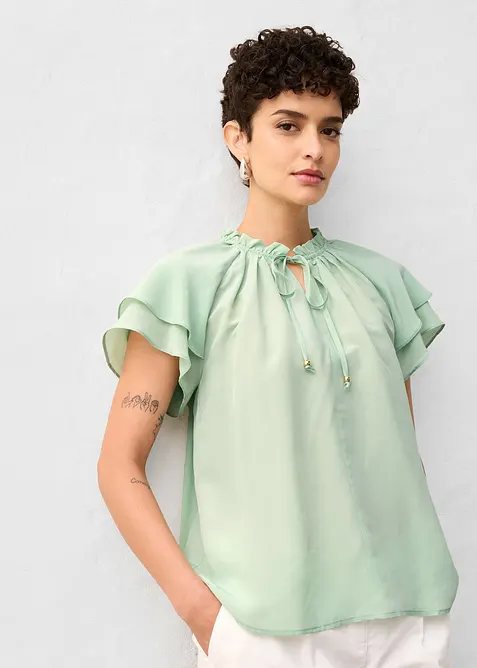 Tunika s podílem hedvábí, bonprix