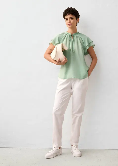 Tunika s podílem hedvábí, bonprix