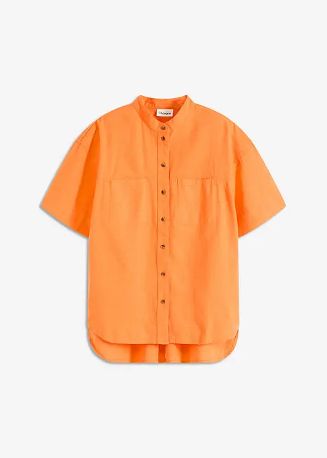 Košilová halenka z jemné směsi s viskózou, bonprix