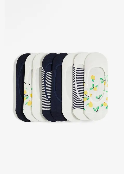 Ponožky do balerín, s organickou bavlnou (8 ks v balení), bonprix