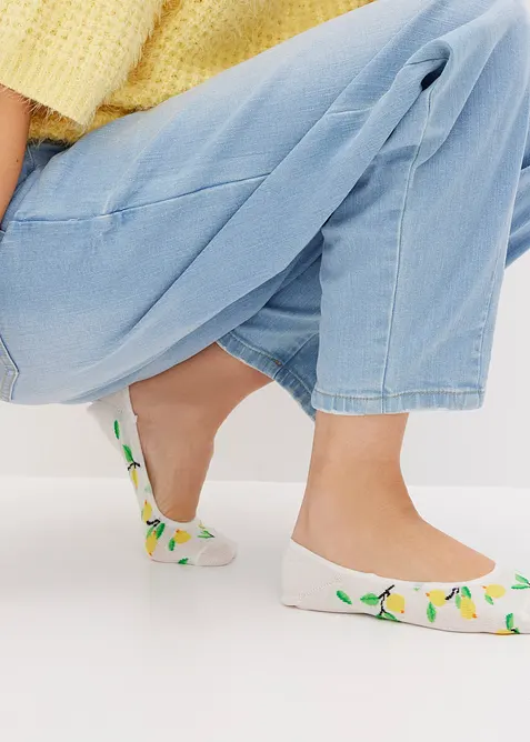 Ponožky do balerín, s organickou bavlnou (8 ks v balení), bonprix