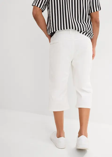 Lehké dlouhé džínové bermudy se strečem, Regular Fit, bonprix