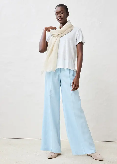 Tričko z čistého lnu, bonprix