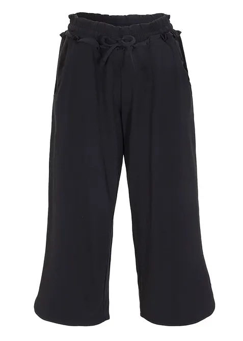 Žerzejové kalhoty z bavlněné směsi, bonprix