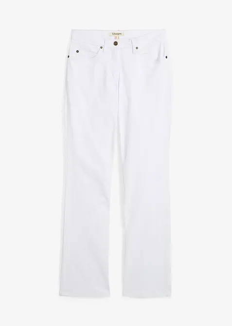 Straight džíny Mid Waist, strečové, bonprix