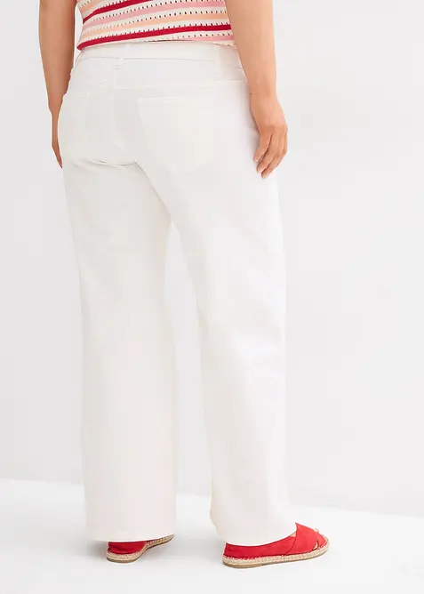 Džíny Wide Leg, Low Waist, bonprix