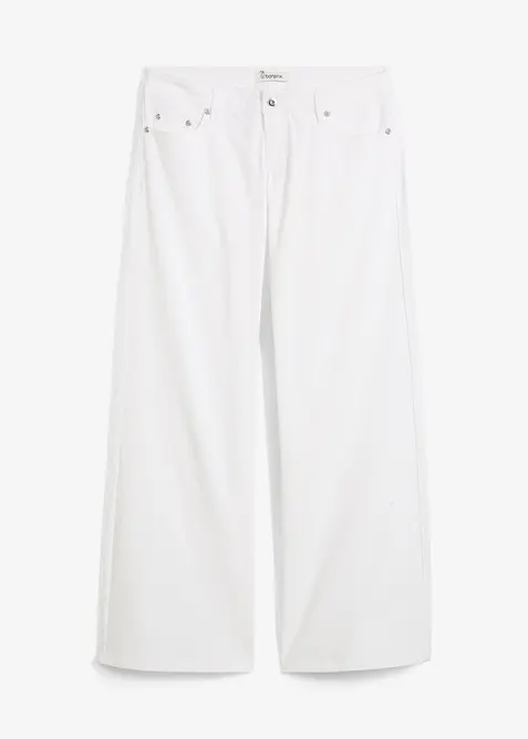 Džíny Wide Leg, Low Waist, bonprix