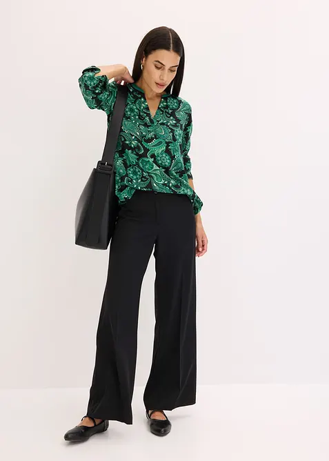 Tuniková halenka ze splývavé viskózy, bonprix