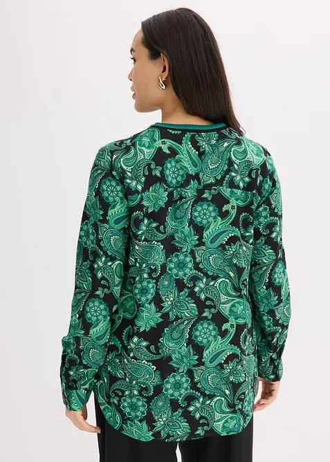 Tuniková halenka ze splývavé viskózy, bonprix