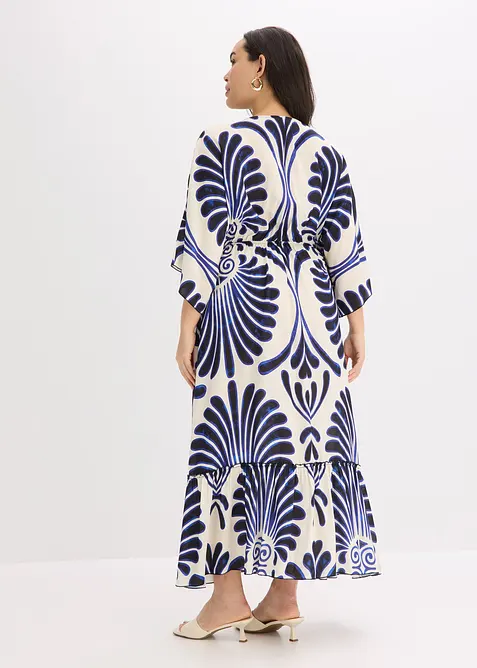 Maxi &scaron;aty ze spl&yacute;vav&eacute; visk&oacute;zy, bonprix