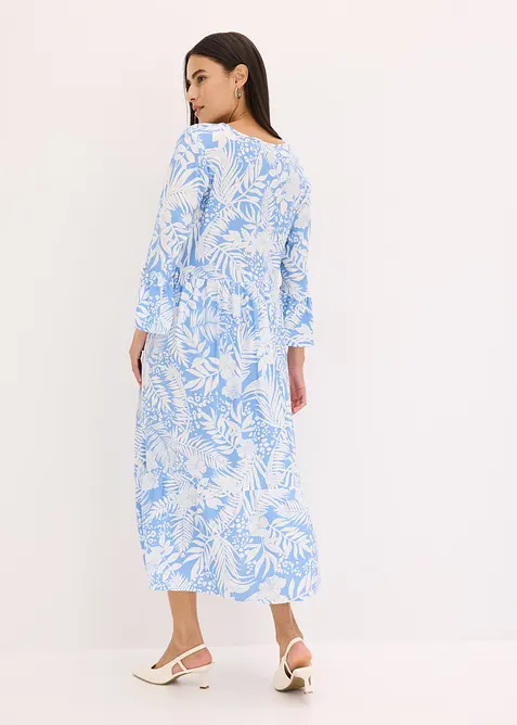 Tunikové šaty ze splývavé viskózy, bonprix