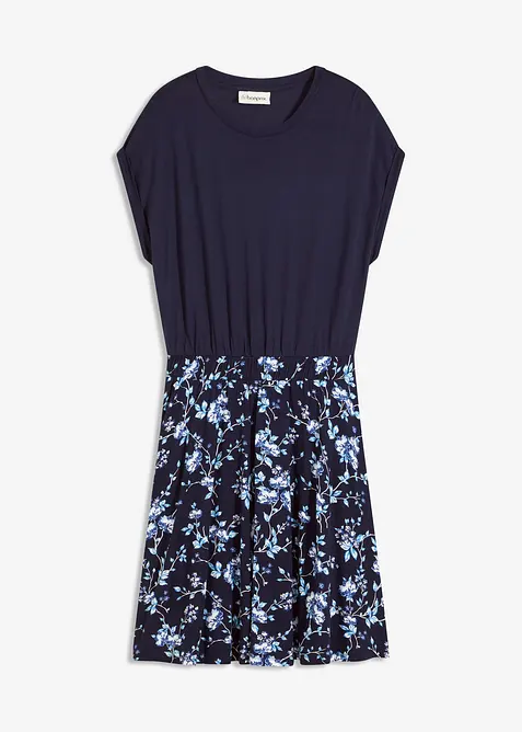 Žerzejové šaty z viskózové směsi, bonprix