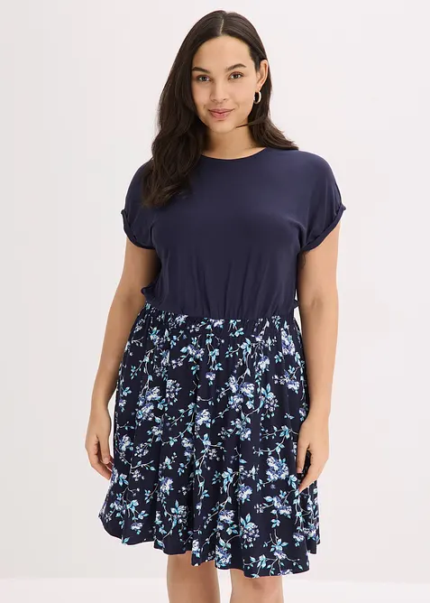 Žerzejové šaty z viskózové směsi, bonprix