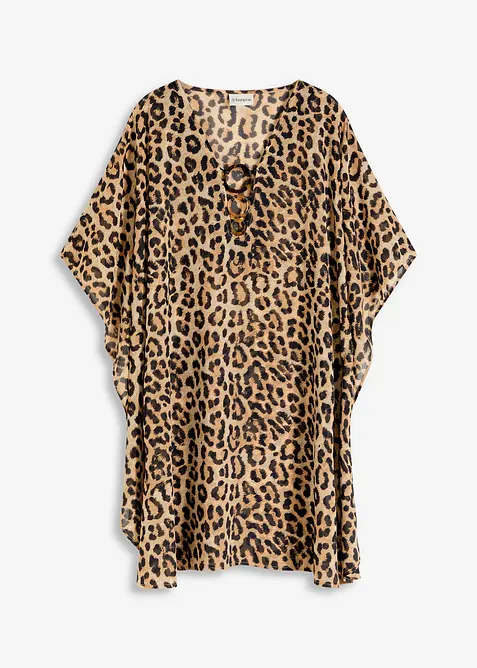 Šifonová plážová tunika, bonprix