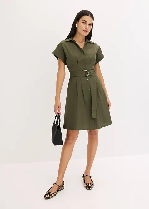 Halenkové šaty z čisté bavlny, bonprix