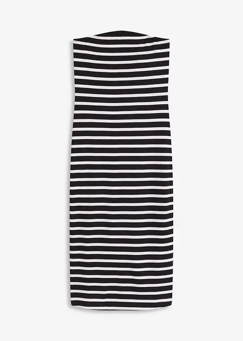 Žebrované bandážové šaty, bonprix