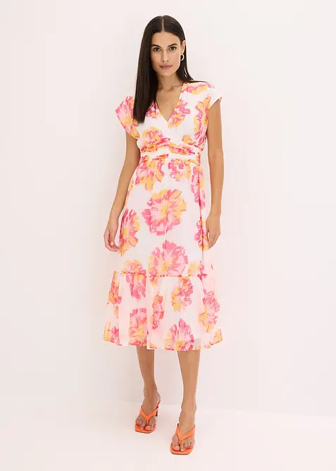 Midi šaty s potiskem, bonprix