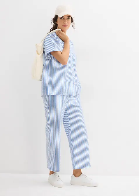 Košile s krátkým rukávem ze seersuckeru, bonprix