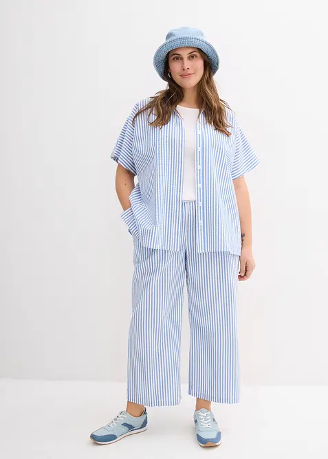 Košile s krátkým rukávem ze seersuckeru, bonprix