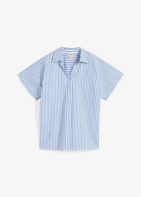 Košile s krátkým rukávem ze seersuckeru, bonprix