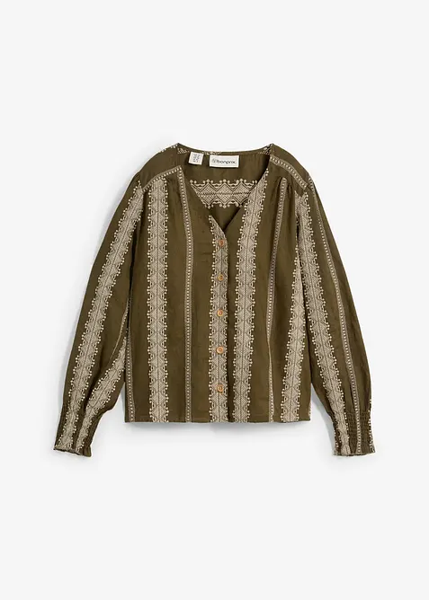 Halenka z čistého lnu, bonprix