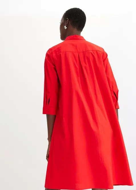 Košilové šaty s bavlnou, bonprix