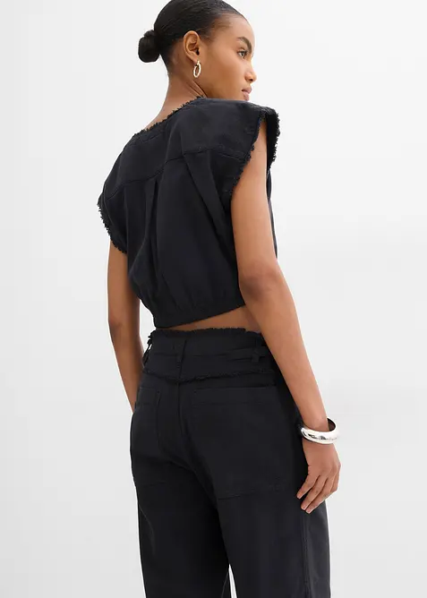 Zkrácený halenkový top, bonprix