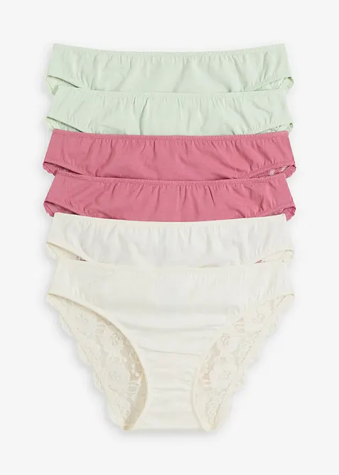Kalhotky s krajkou (6 ks v balení), bonprix