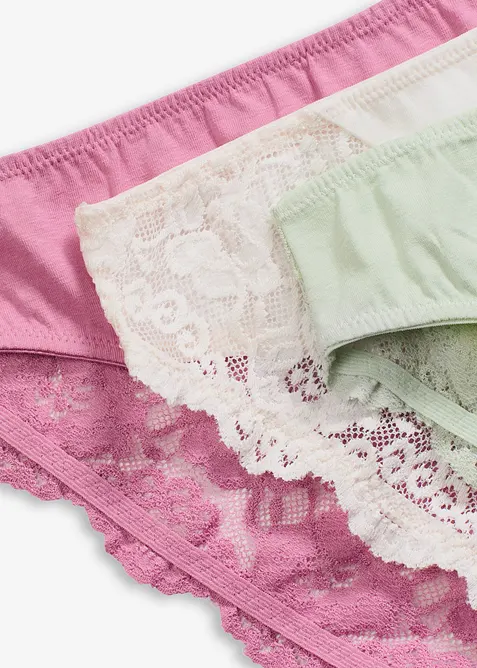 Kalhotky s krajkou (6 ks v balení), bonprix