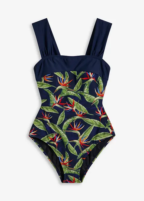 Stahovac&iacute; jednod&iacute;ln&eacute; plavky, středn&iacute; tvaruj&iacute;c&iacute; efekt, bonprix