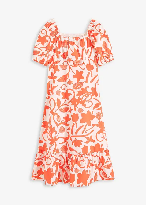 Midi šaty z čisté organické bavlny, bonprix