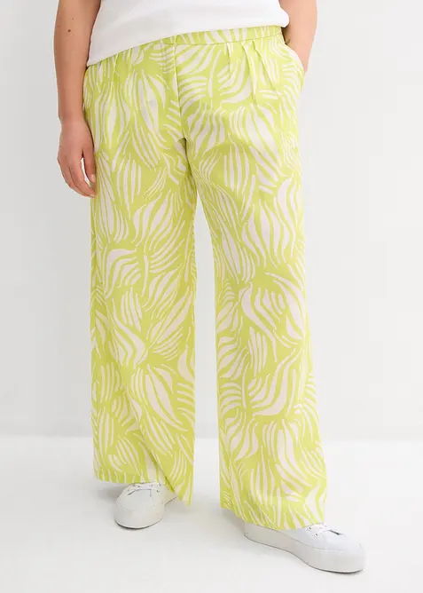 Palazzo kalhoty s pohodlnou pasovkou, bonprix