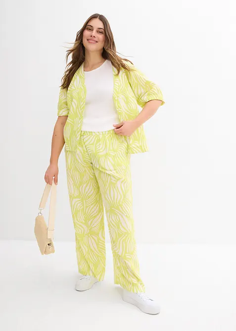 Palazzo kalhoty s pohodlnou pasovkou, bonprix