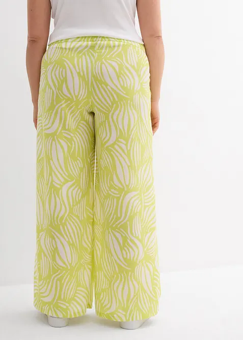 Palazzo kalhoty s pohodlnou pasovkou, bonprix