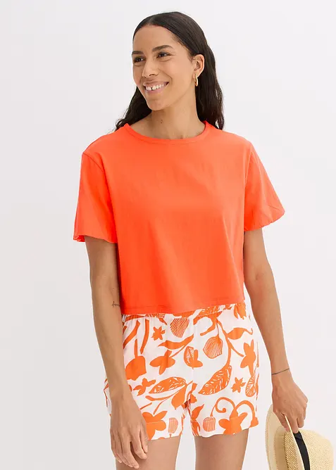 Oversize tričko z čisté organické bavlny, bonprix