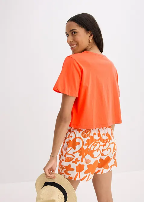 Oversize tričko z čisté organické bavlny, bonprix