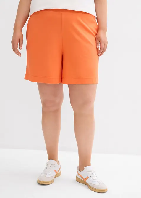 Šortky bez zapínání, z pohodlného materiálu Punto di Roma, bonprix