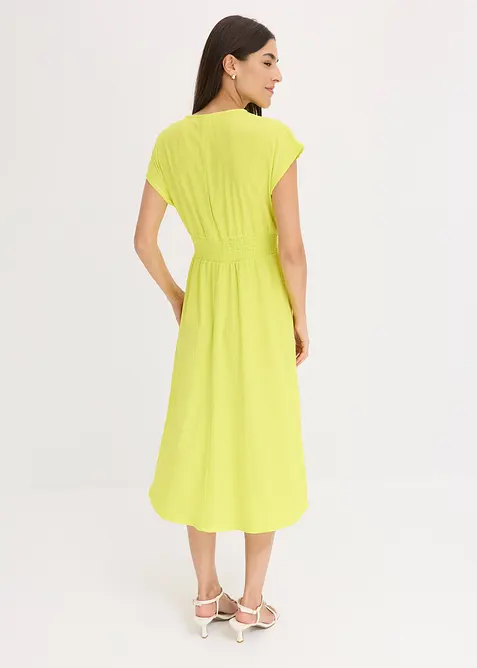 Žerzejové šaty ze vzdušného krepu, bonprix