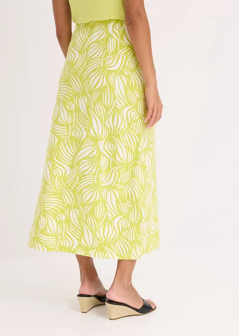 Žerzejová sukně z bavlny s obsahem streče, bonprix