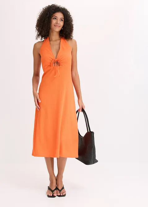 Žerzejové šaty s prostřihy, bonprix