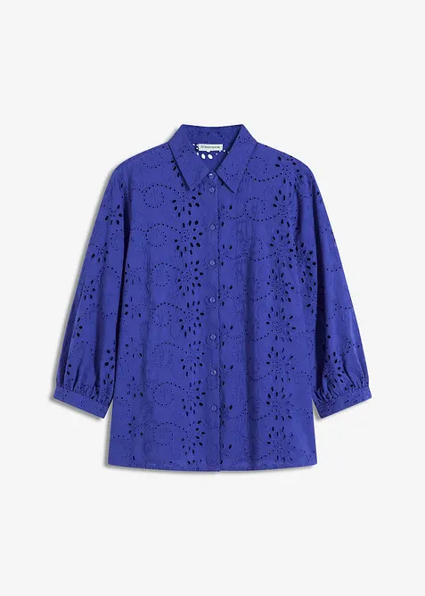 Halenka s d&iacute;rkovanou v&yacute;&scaron;ivkou, bonprix