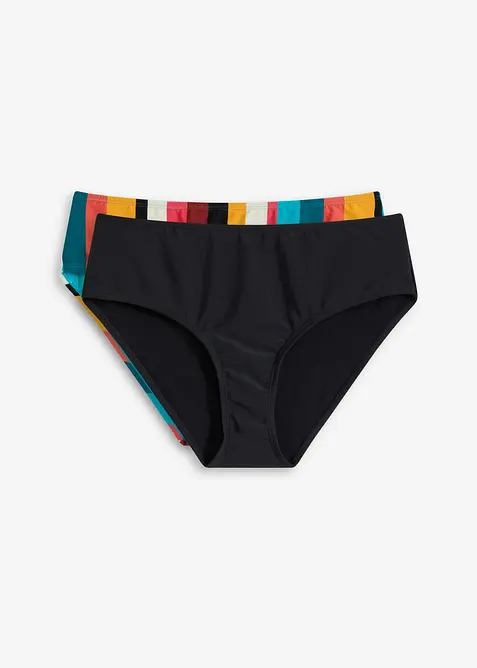 Stahovací bikinové kalhoty, lehký tvarují efekt (2 ks v balení), bonprix