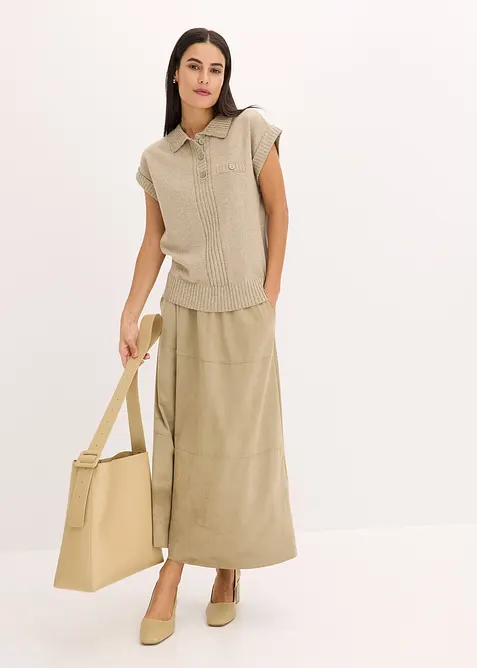 Polo svetr s bavlnou, bonprix