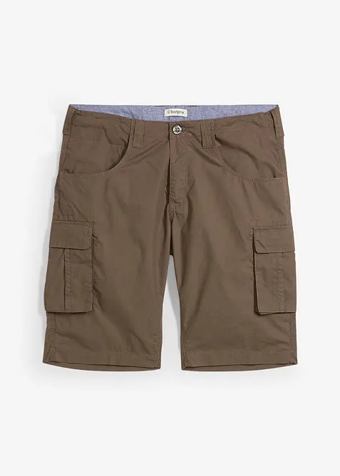 Cargo bermudy z čisté bavlny, Relaxed Fit, bonprix