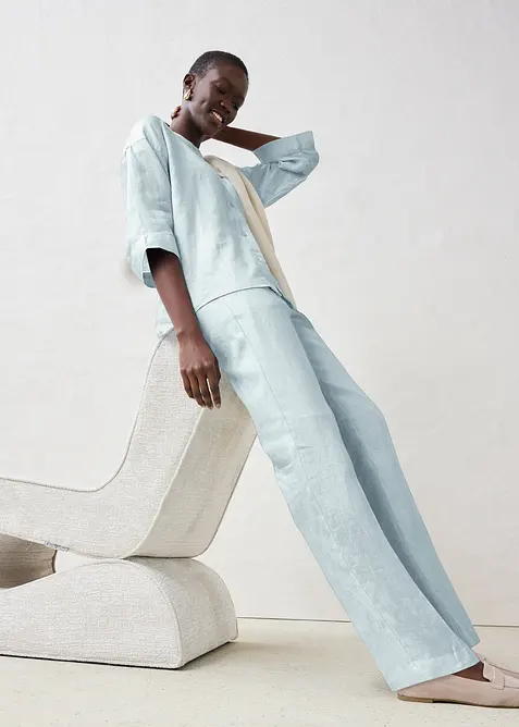 Kalhoty z čistého lnu, bonprix