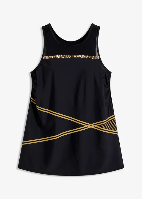 Exkluzivn&iacute; tankiny, horn&iacute; d&iacute;l, z recyklovan&eacute;ho polyamidu, bonprix