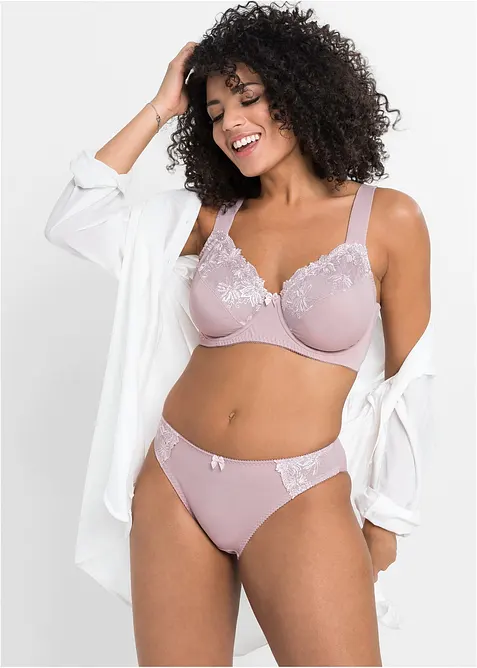 Podprsenka s kosticemi a polstrovan&yacute;mi ram&iacute;nky (2 ks v balen&iacute;), bonprix